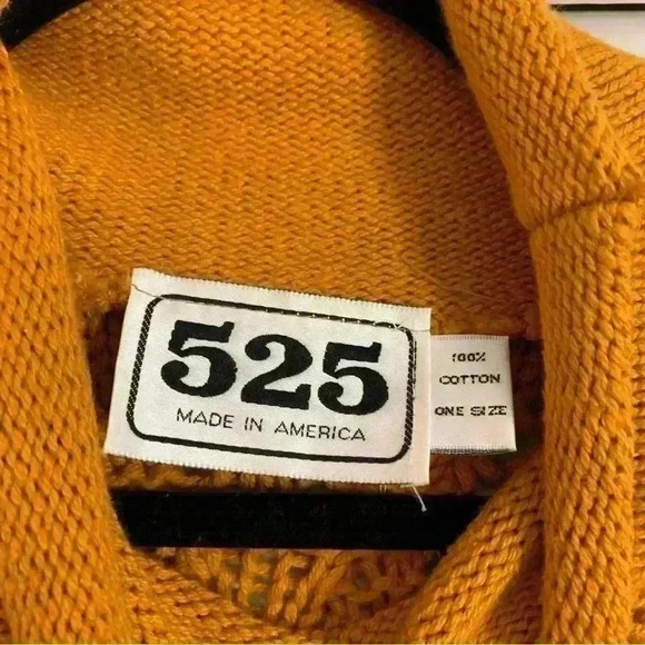 Vintage One Size Grunge Chunky Cable Knit Sweater Dress - Picture 4 of 4